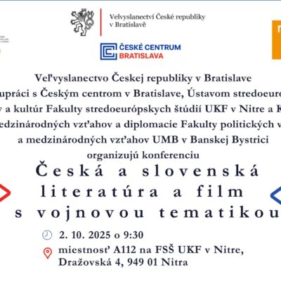 Konferencia Česká a slovenská literatúra a film s vojnovou tematikou