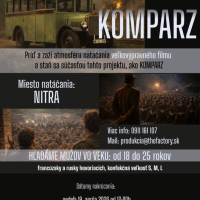 Pozvánka na natáčanie filmu Autobus