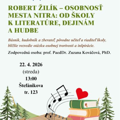 Beseda s Robertom Žilíkom: Od školy k literatúre, dejinám a hudbe